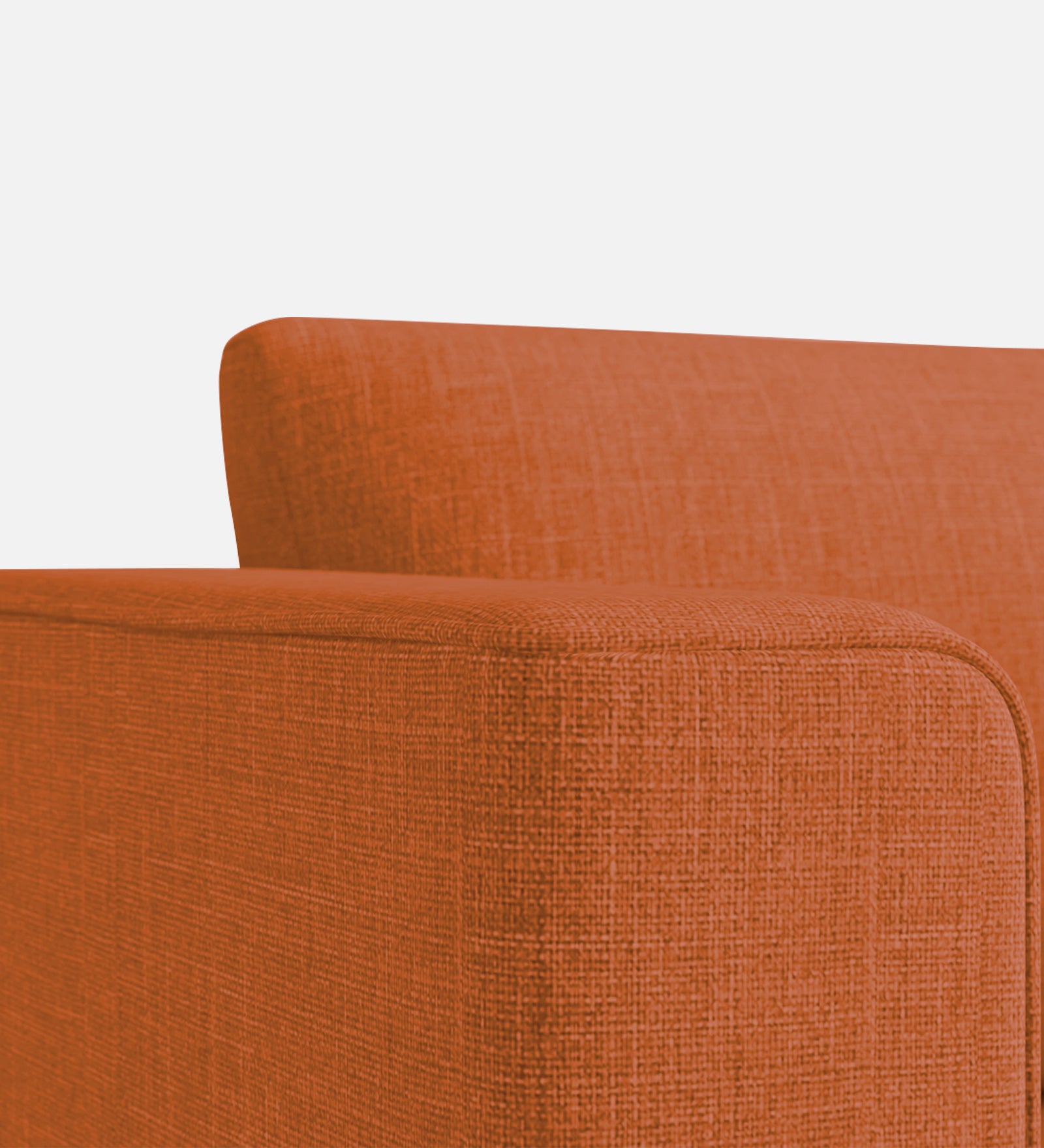 Kenia Fabric 1 Seater Foldable Sofa Cum Bed In Vivid Orange Colour - Febonic Living