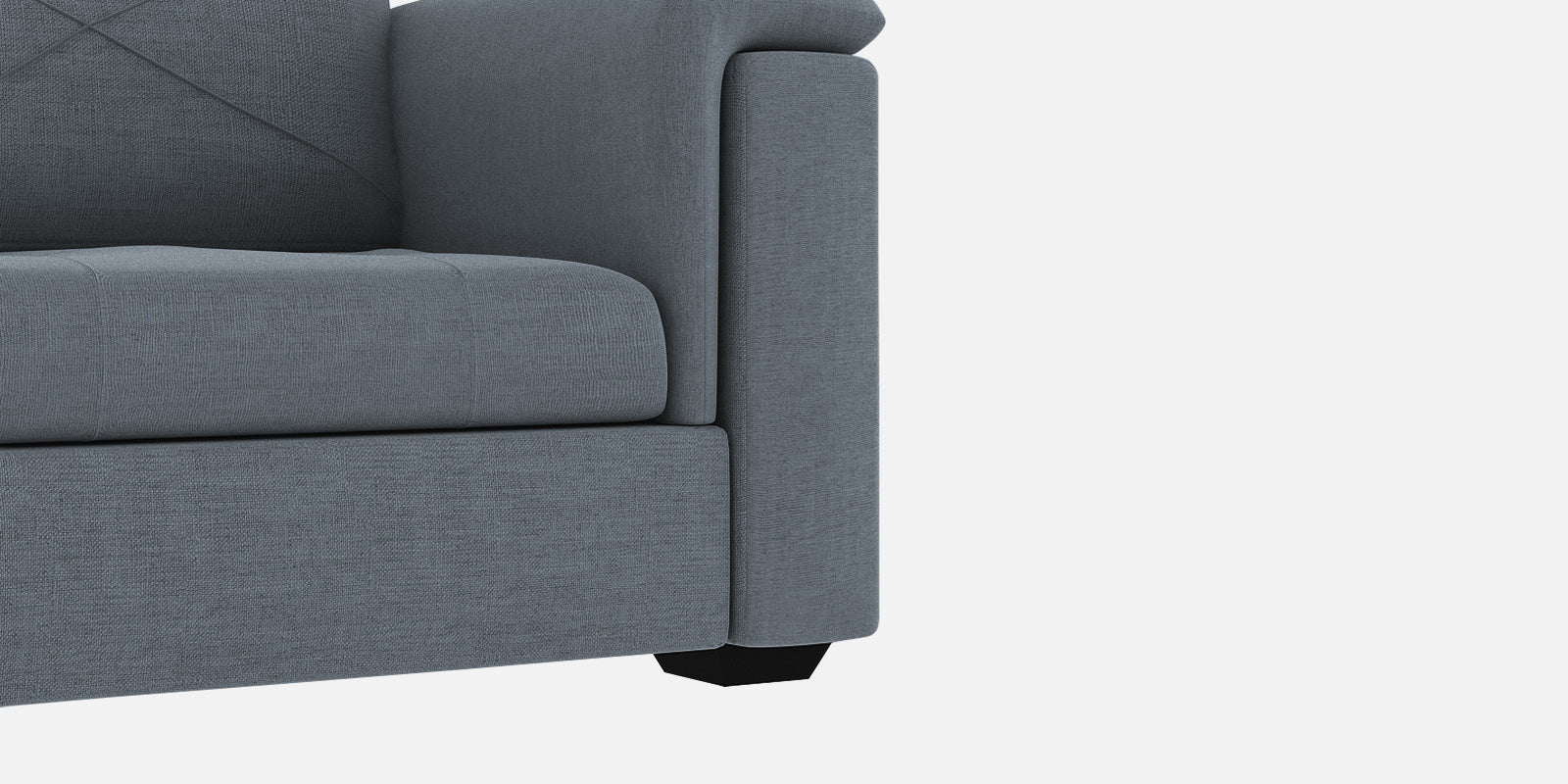 Andres Fabric 3 Seater Sofa In Indigo Blue Colour - Febonic Living