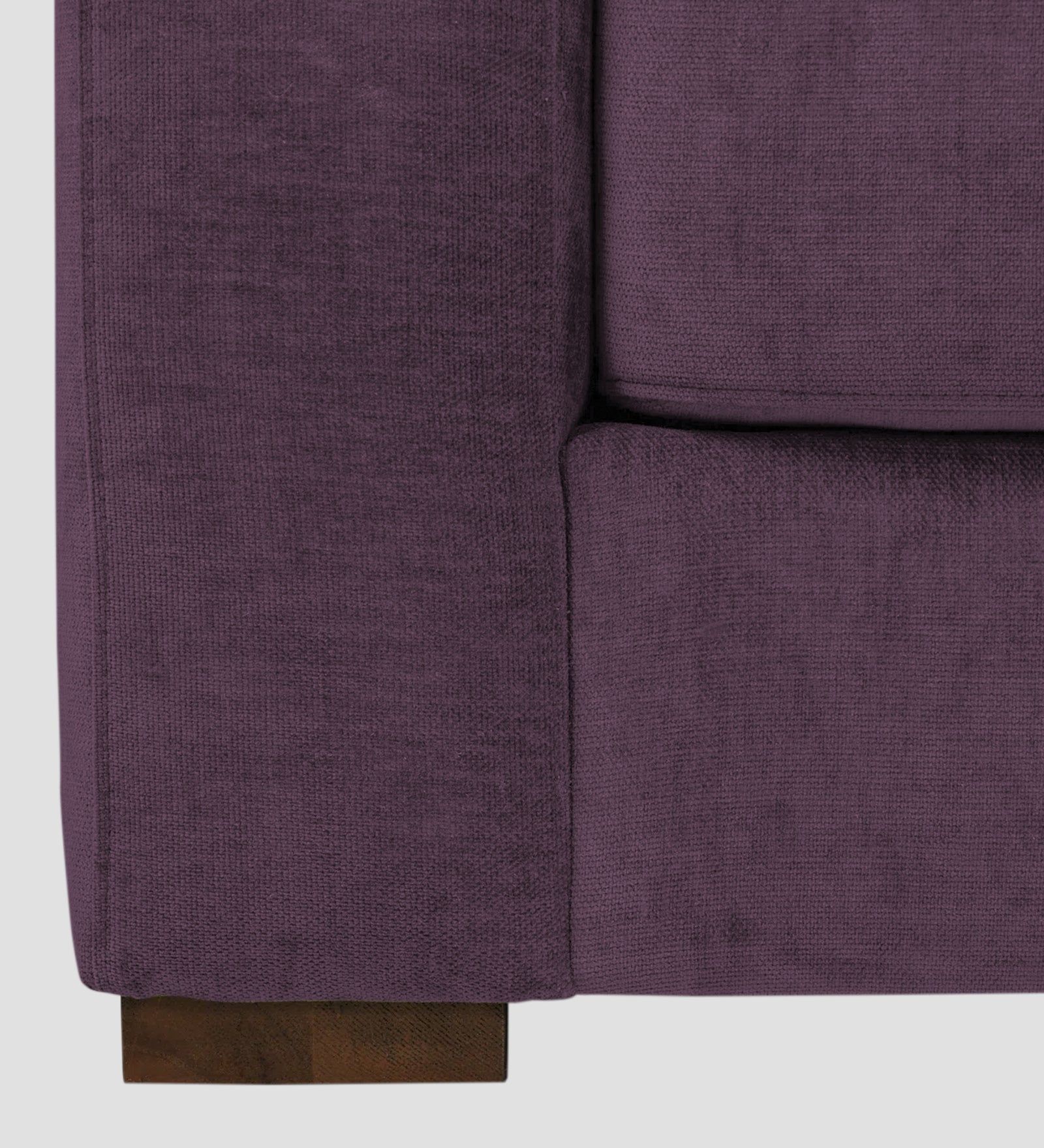 Dara Fabric 1 Seater Sofa In Greek Purple Colour - Febonic Living