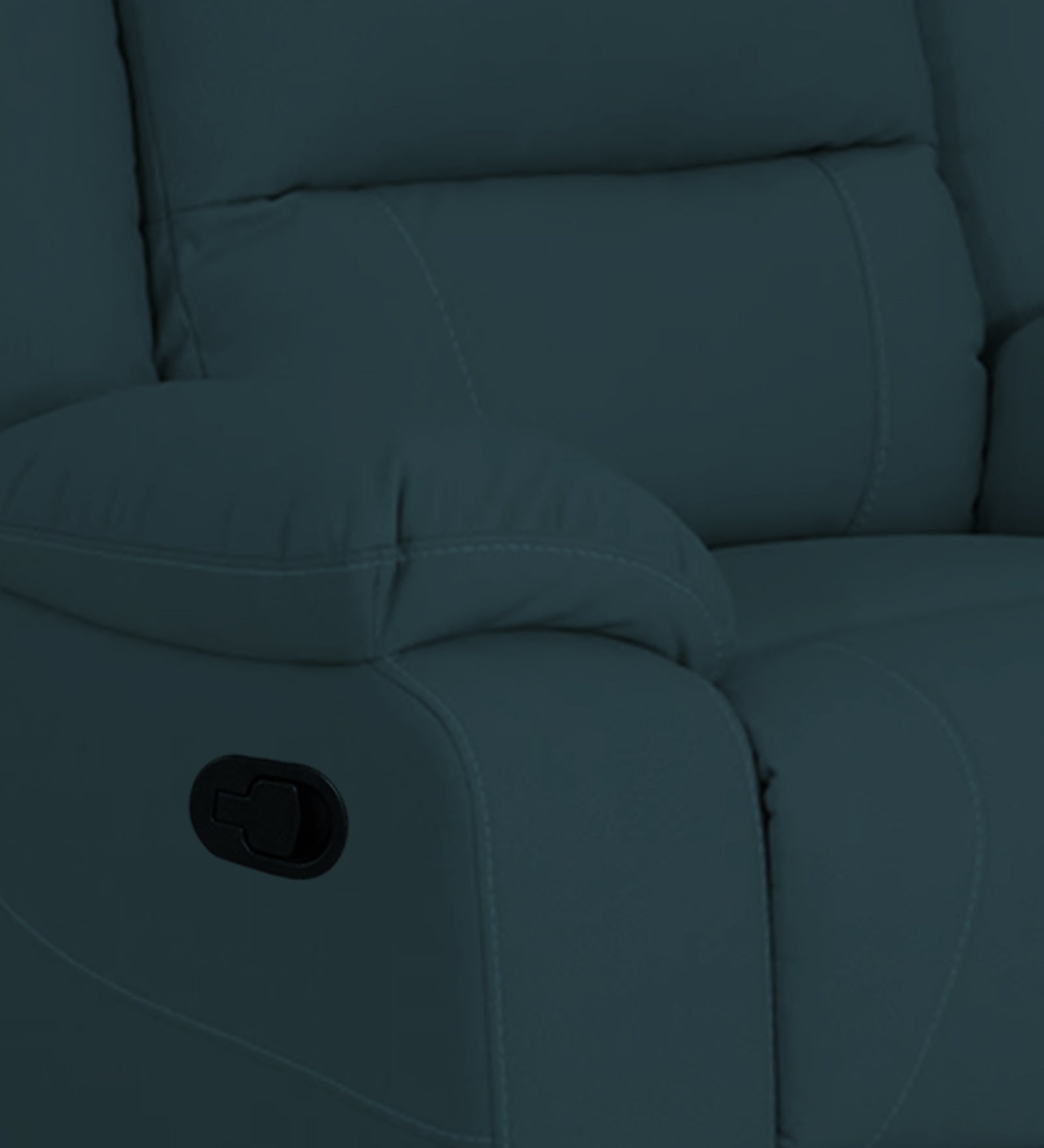 Adley Fabric 1 Seater Manual Recliner In Harbour Blue Colour - Febonic Living