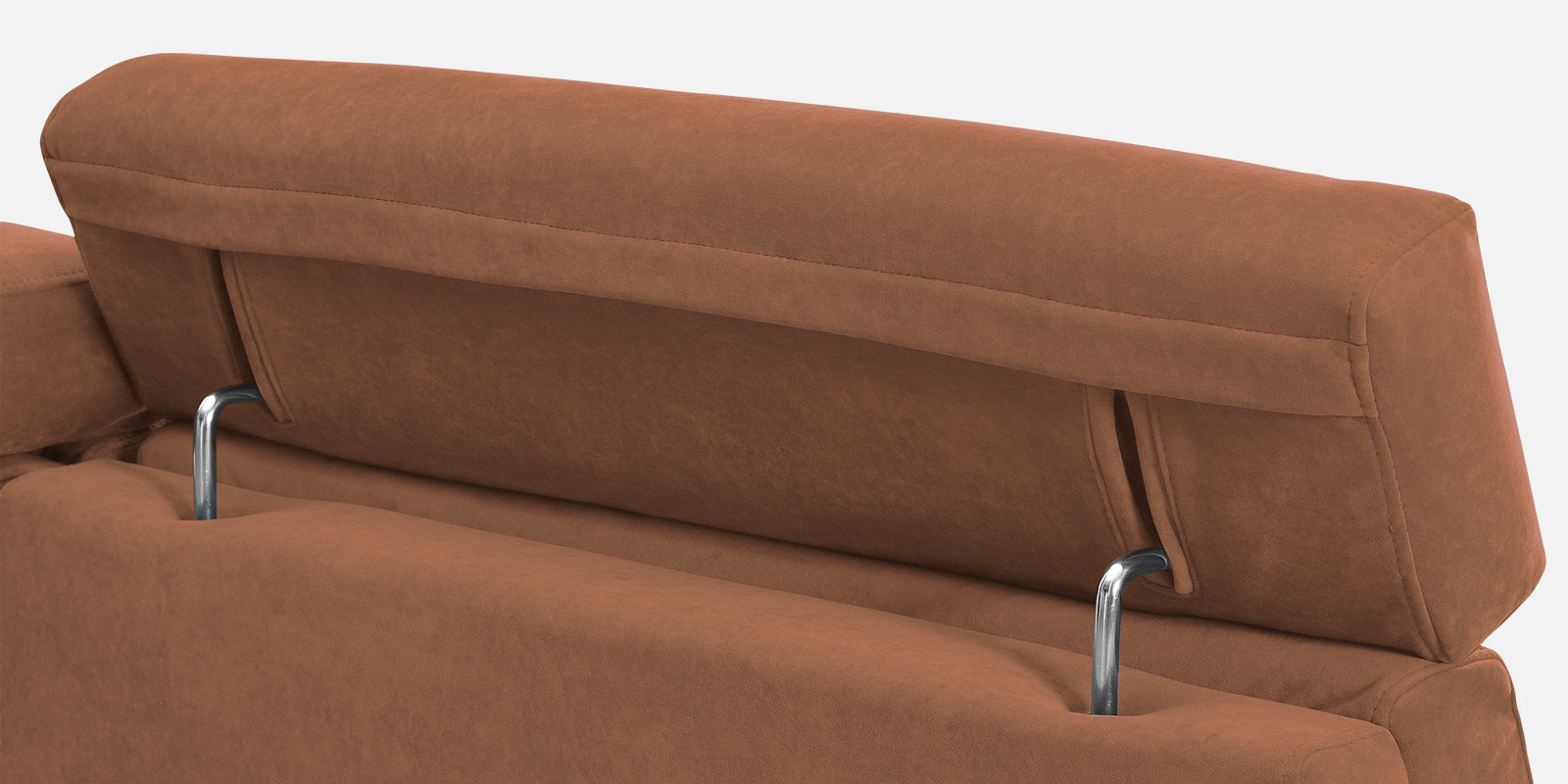 Hiro Fabric 3 Seater Sofa In Caramel Beige Colour - Febonic Living