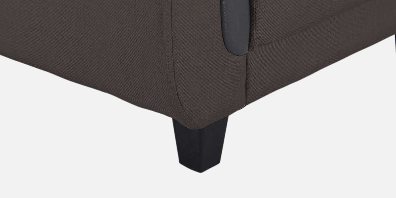 Perry Fabric LHS Sectional Sofa (3+Lounger) In Caspa Brown Colour - Febonic Living