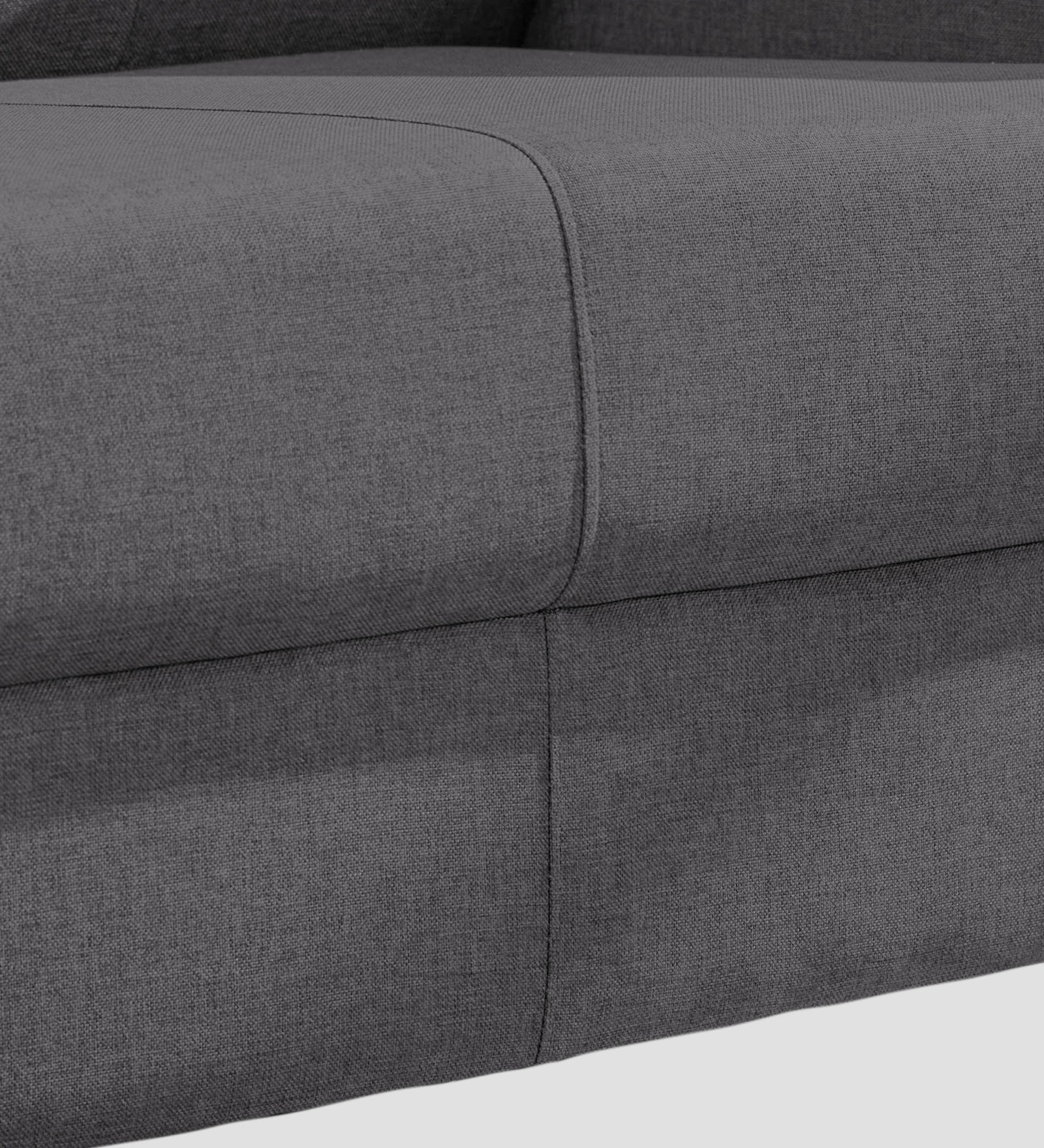 Devo Fabric 1 Seater Sofa In Sudo Grey Colour - Febonic Living