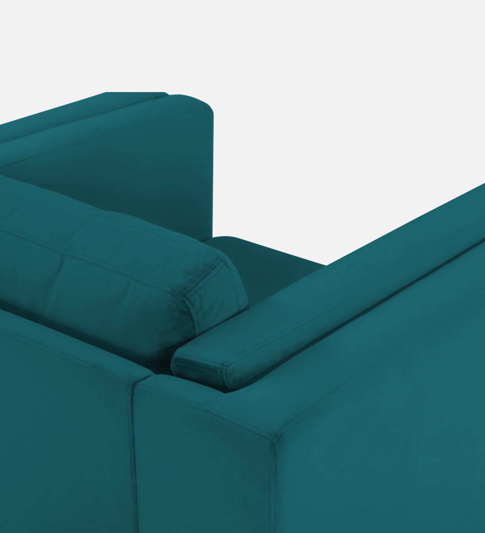 Jasper Velvet 1 Seater Sofa In Pine green Colour - Febonic Living
