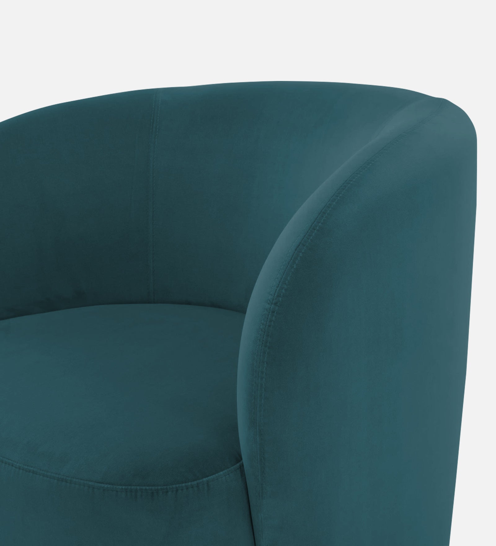 Lucky Velvet Wing Chair In Arabian Green Colour - Febonic Living