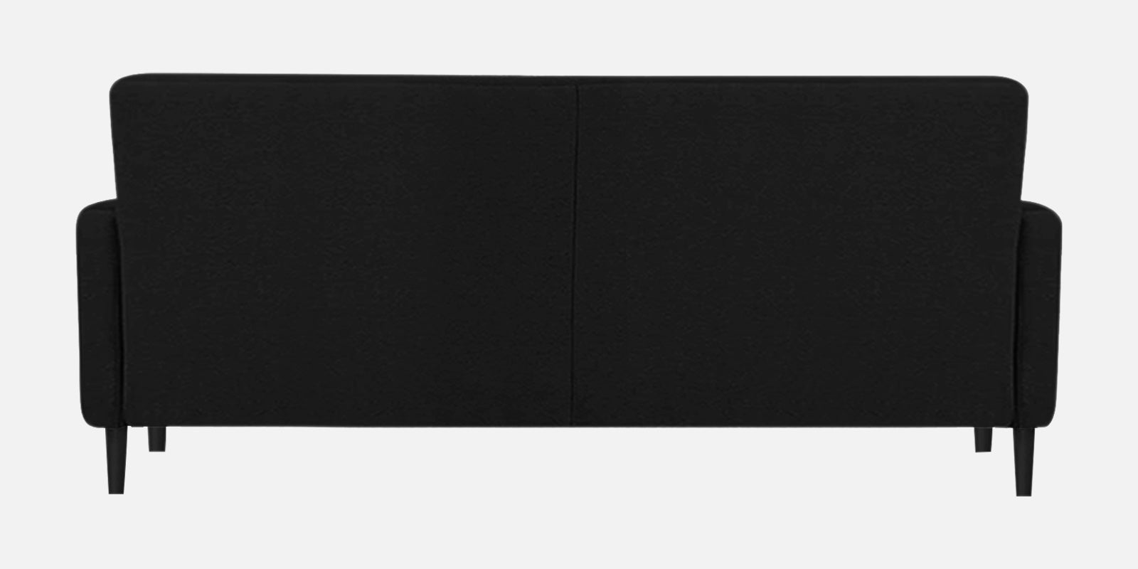 Marq Fabric 3 Seater Sofa In Zed Black Colour - Febonic Living