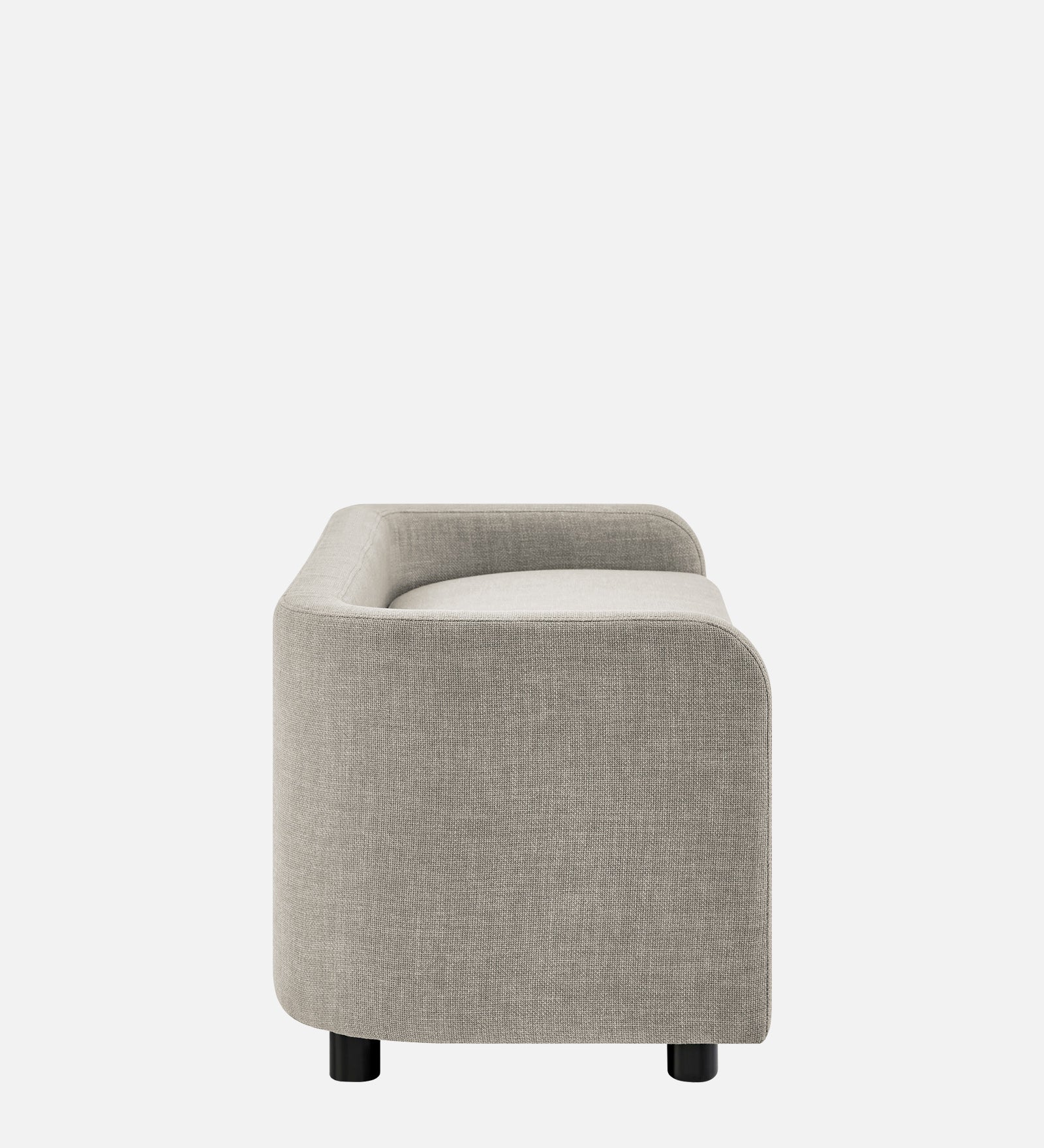 Cooper Fabric Storage Bench In Ash Grey Colour - Febonic Living