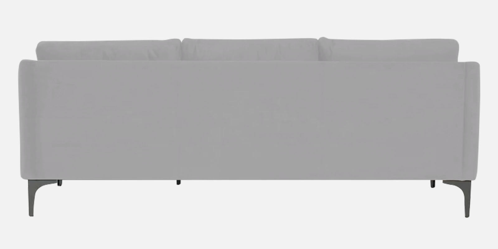 Haru Fabric LHS Sectional Sofa (2+Lounger) In Concrete Grey Colour - Febonic Living