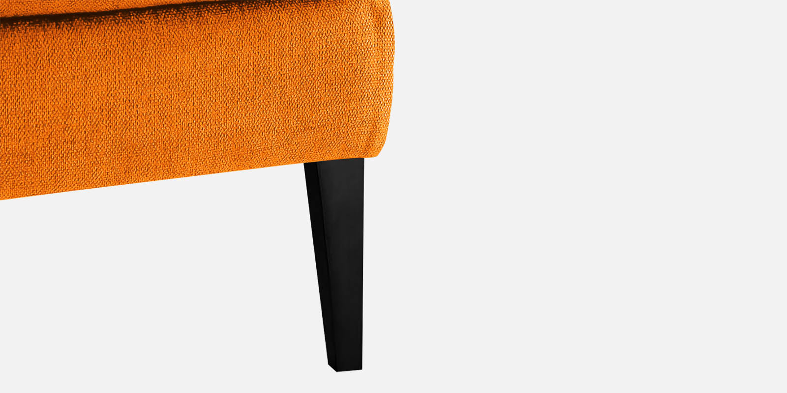 Zoya Fabric 3 Seater Convertible Sofa Cum Bed In Vivid Orange Colour - Febonic Living