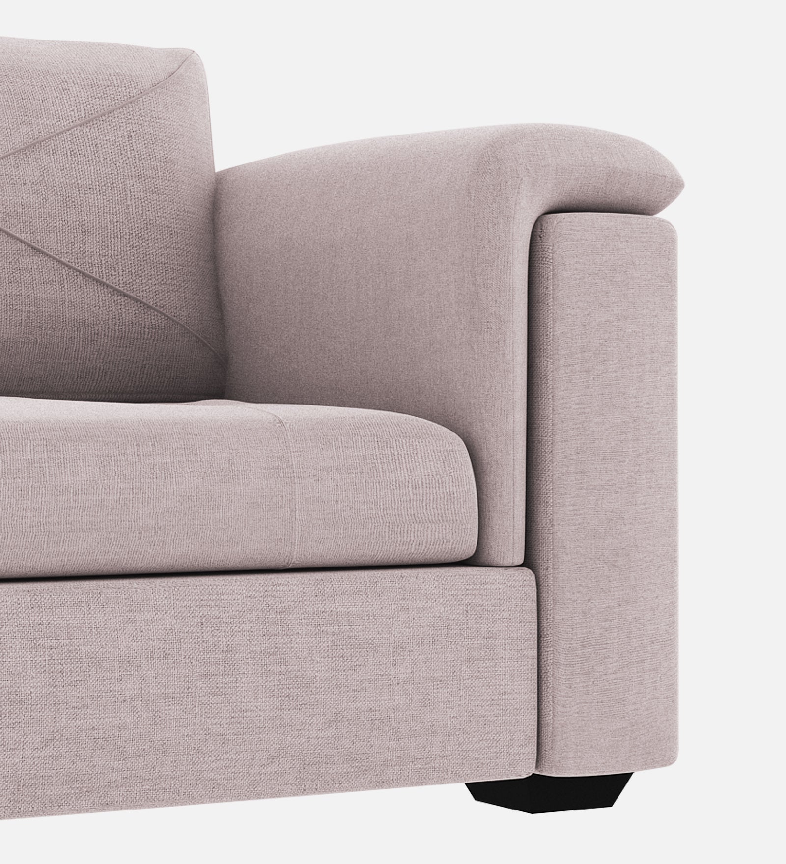 Andres Fabric 1 Seater Sofa In Orchid Beige Colour - Febonic Living