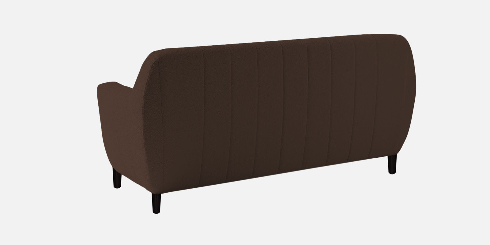 Nesco Boucle Fabric 2 Seater Sofa In Bringo Brow Colour - Febonic Living