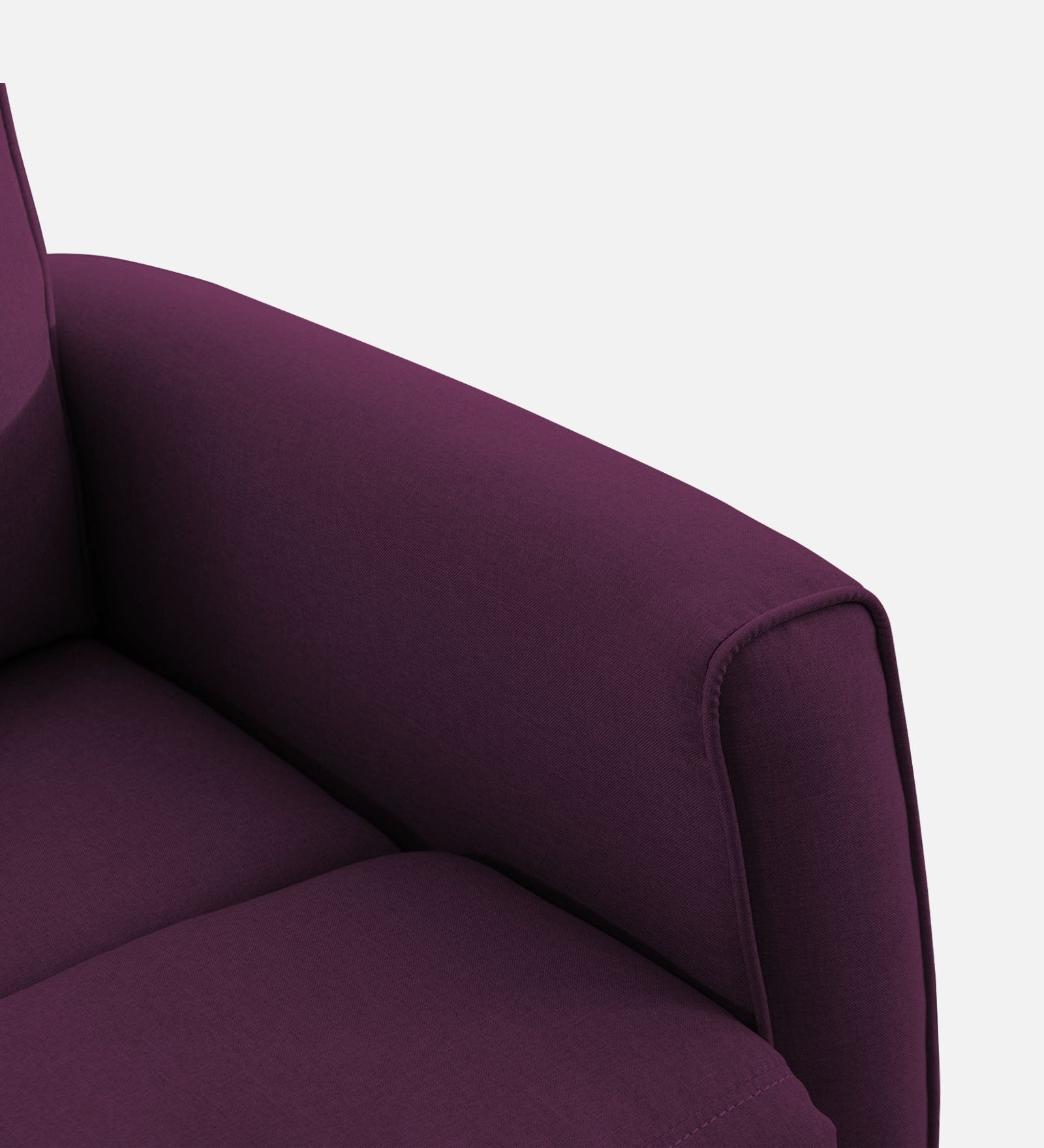 Logan Fabric 1 Seater Manual Recliner In Greek Purple Colour - Febonic Living