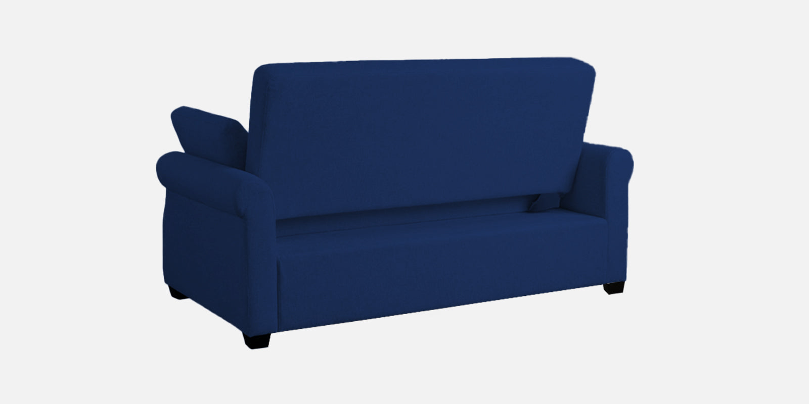 Fornia Fabric 2 Seater Pull Out Sofa Cum Bed In Royal Blue Colour - Febonic Living