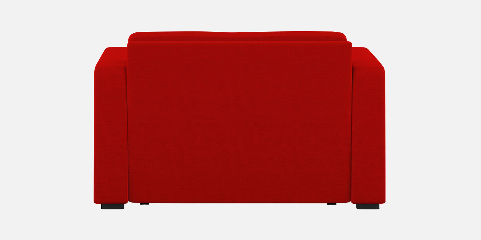 Rocky Fabric 2 Seater Pull Out Sofa Cum Bed In Ruby Red Colour With Storage - Febonic Living