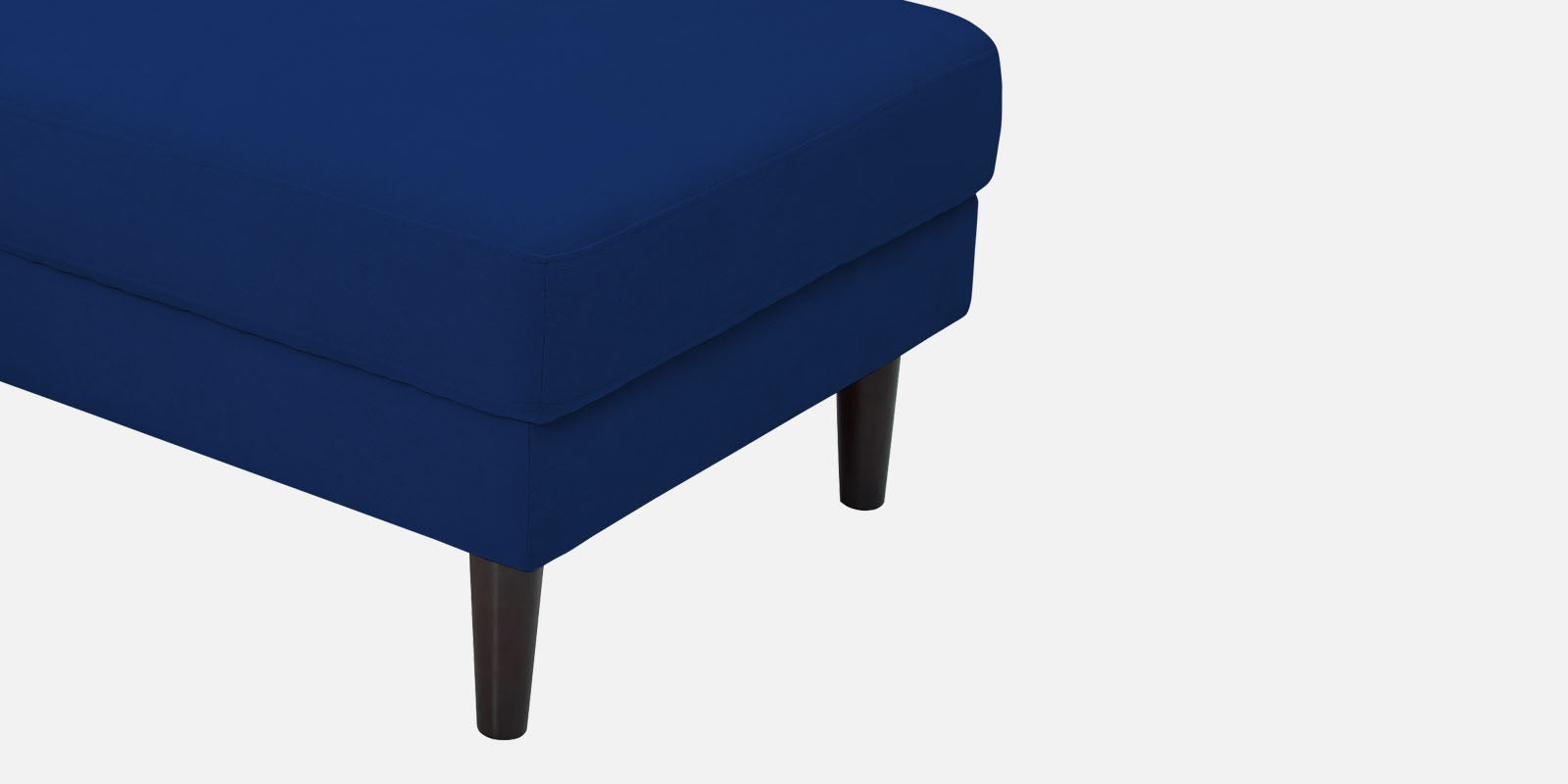 Creata Fabric LHS Sectional Sofa (2+Lounger) in Royal Blue Colour by Febonic