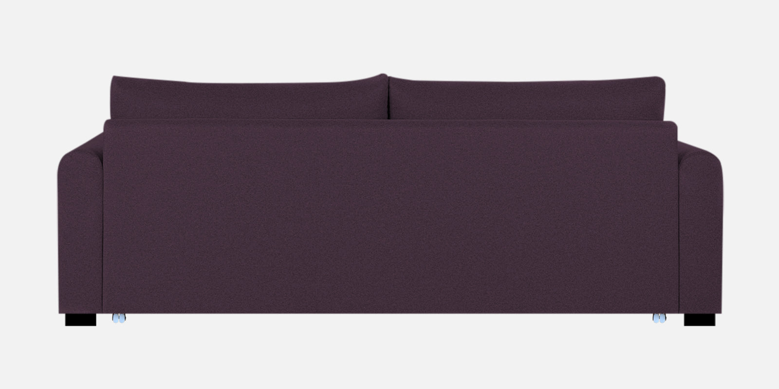 Sigma Fabric 3 Seater Pull Out Sofa Cum Bed In Greek Purple Colour - Febonic Living
