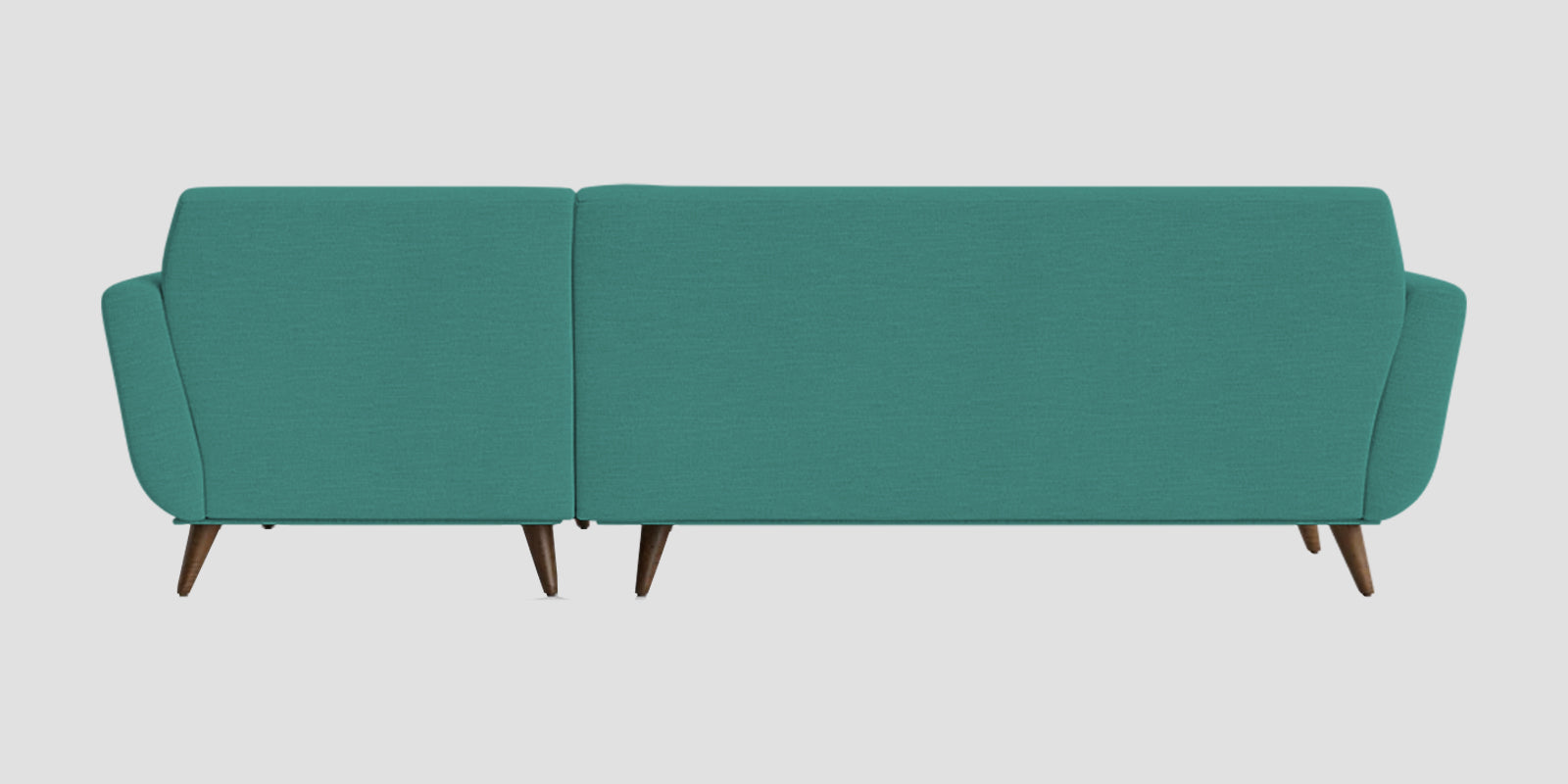 Jasmin Fabric LHS Sectional Sofa (3+ Lounger) In Sea Green Colour - Febonic Living