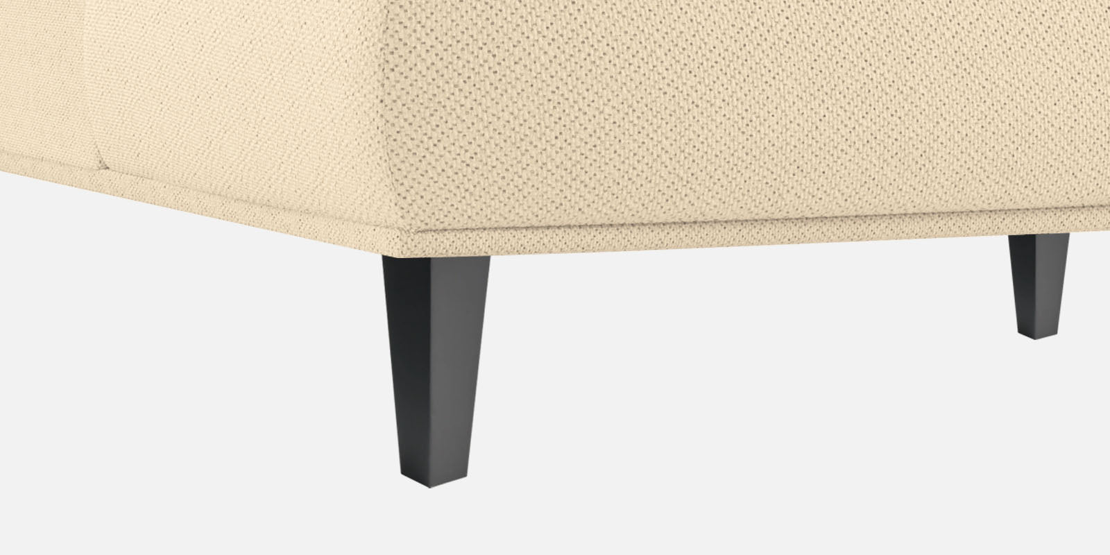 Como Fabric RHS Sectional Sofa (3+Lounger) In Ivory Beige Colour - Febonic Living