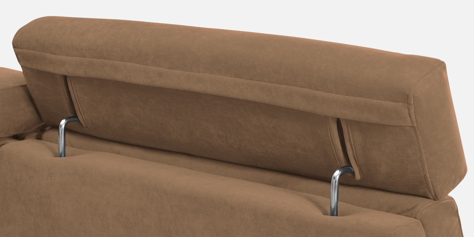 Hiro Fabric 3 Seater Sofa In Dusty peach Colour - Febonic Living