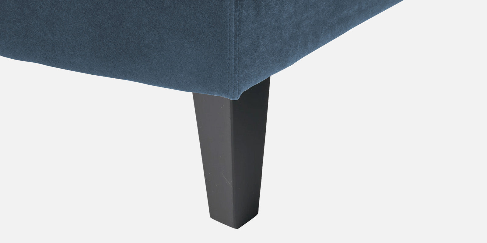 Jones Velvet LHS Sectional Sofa (3+Lounger) In Oxford Blue Colour - Febonic Living