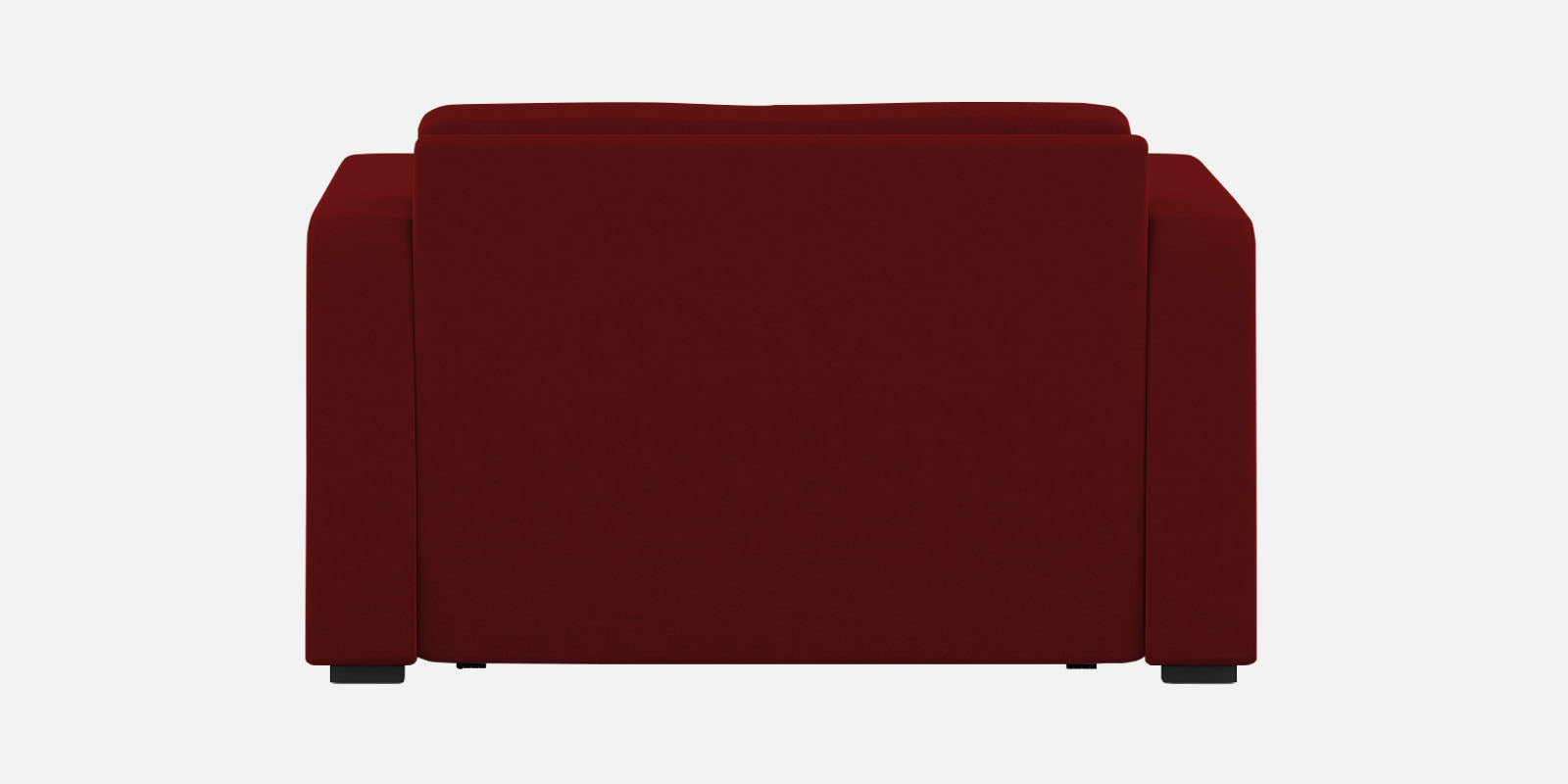 Rocky Fabric 2 Seater Pull Out Sofa Cum Bed In Blood Maroon Colour With Storage - Febonic Living