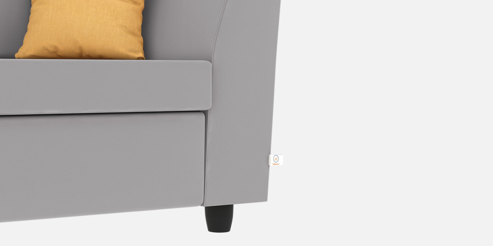 Nestin Velvet 2 Seater Sofa In Concrete Grey Colour - Febonic Living