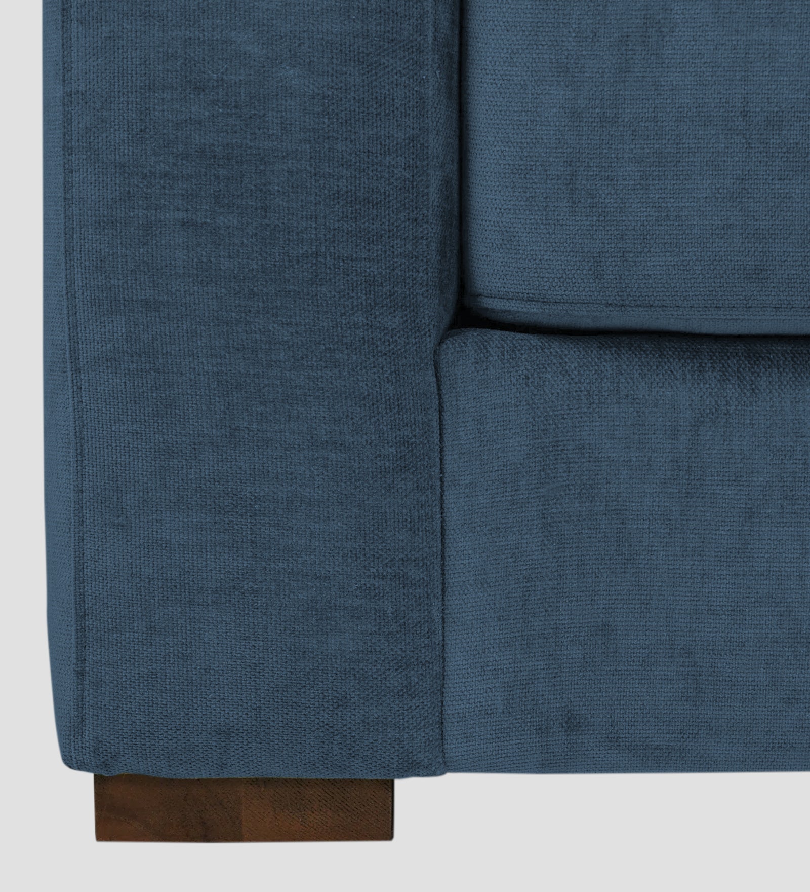 Dara Fabric 1 Seater Sofa In Light Blue Colour - Febonic Living