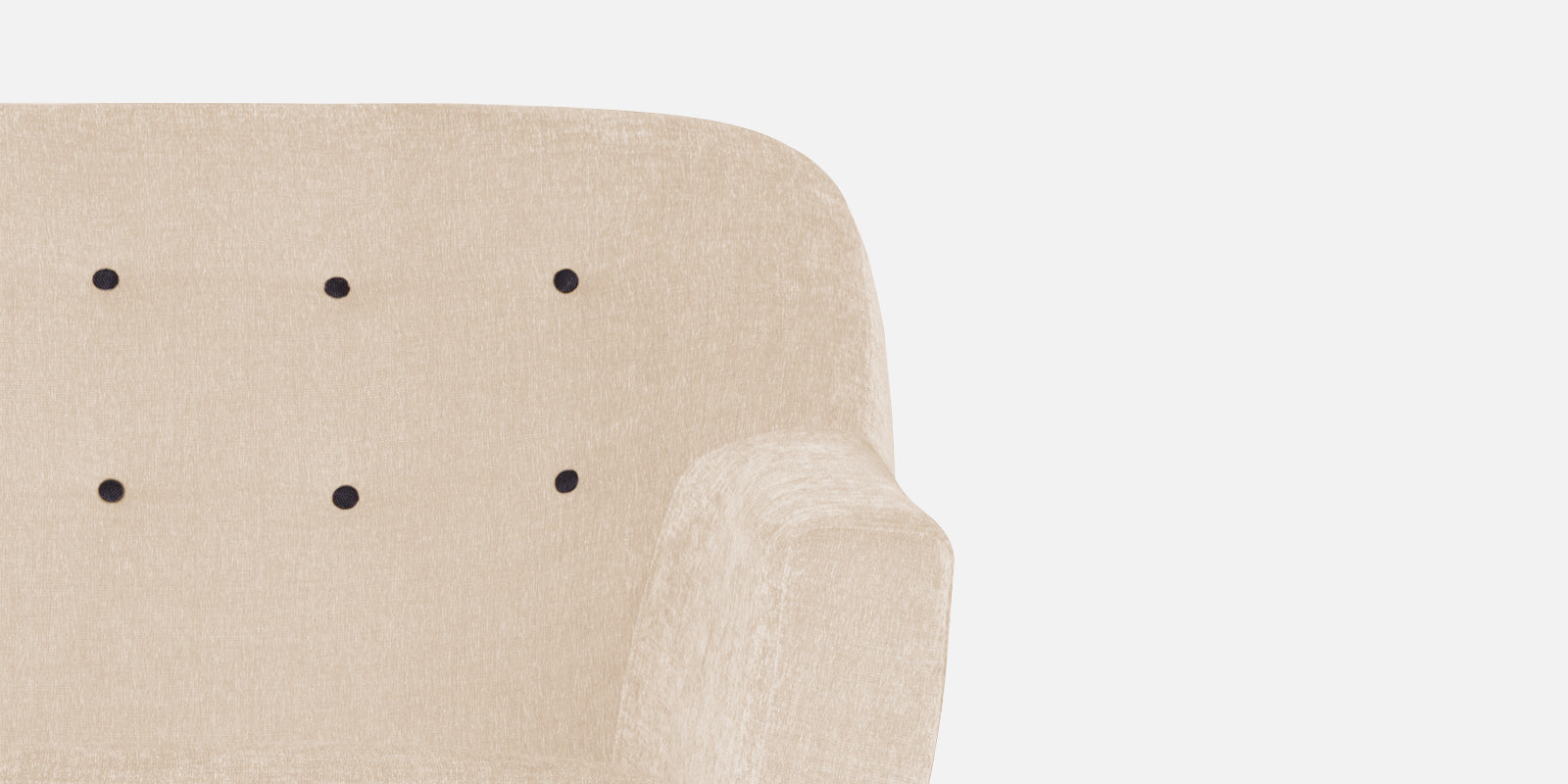 German Fabric 2 Seater Sofa In Woom Beige Colour - Febonic Living