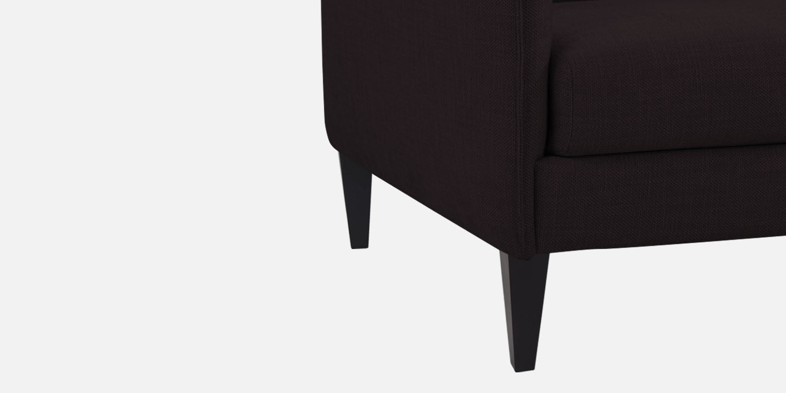 Piku Fabric LHS Sectional Sofa (3+Lounger) In Cara Brown Colour - Febonic Living