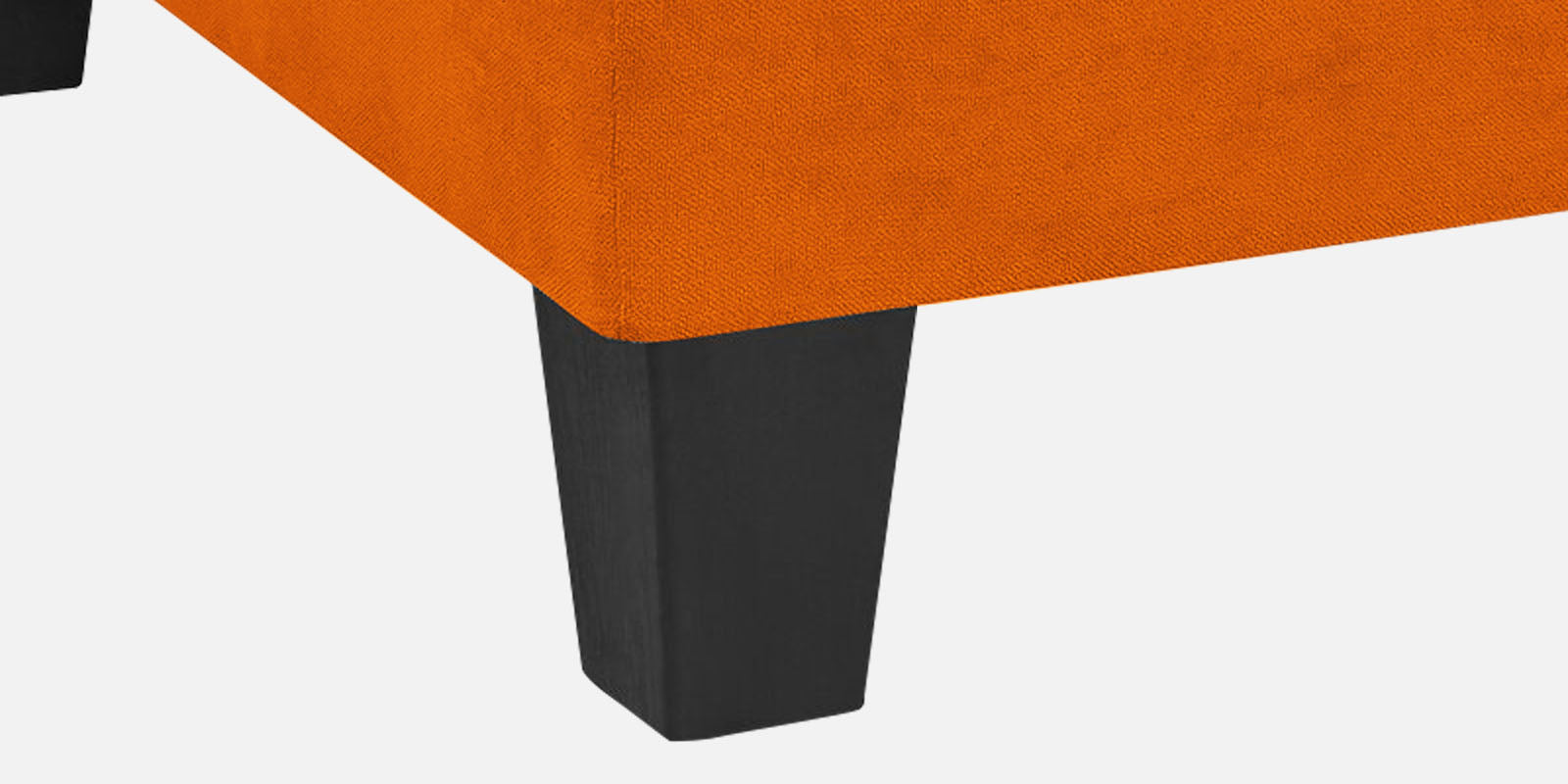 Thomas Fabric LHS Sectional Sofa (3+Lounger) In Vivid Orange Colour - Febonic Living