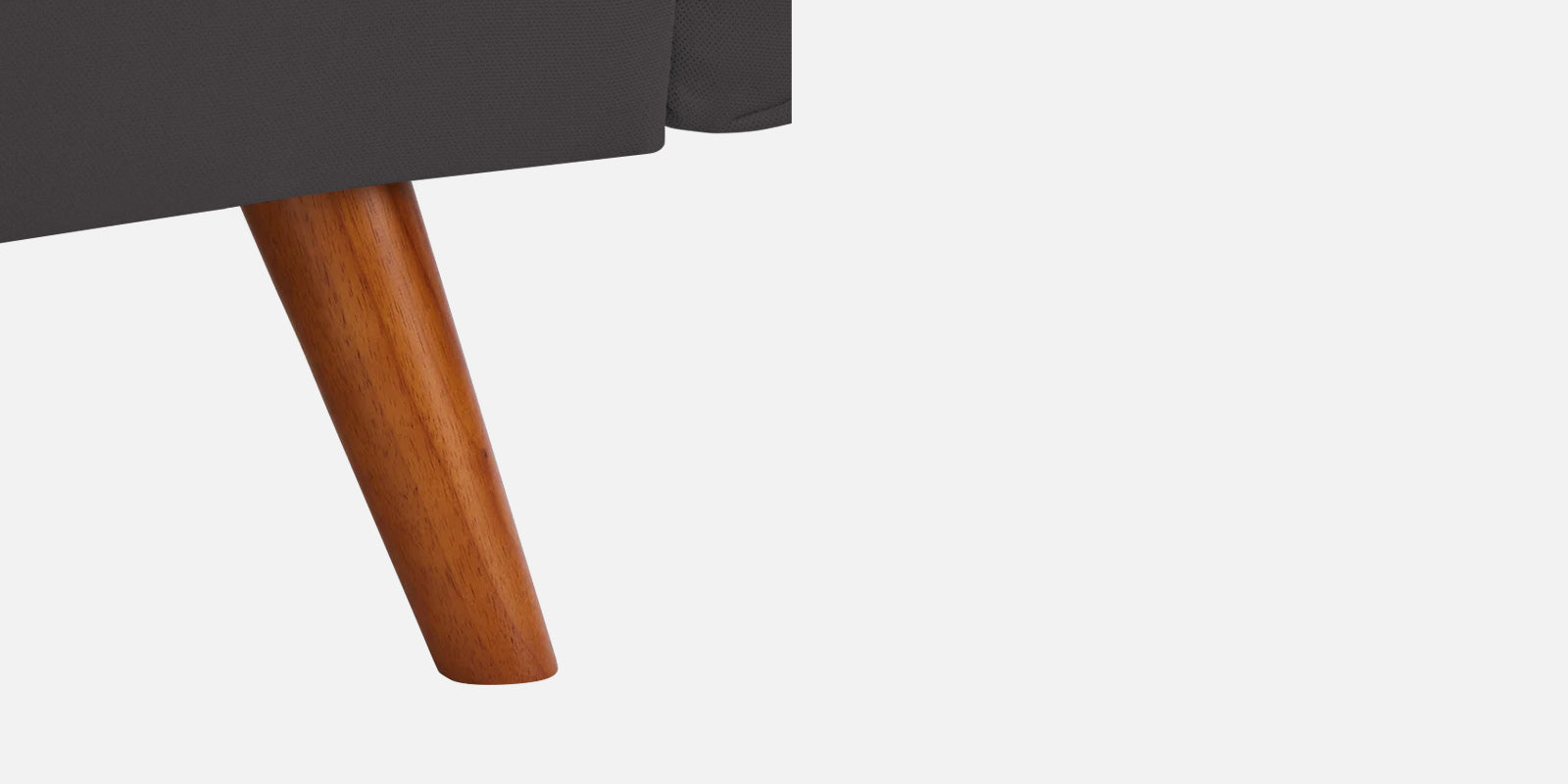 Melano Fabric 3 Seater Convertible Sofa Cum Bed In Maba Grey Colour - Febonic Living