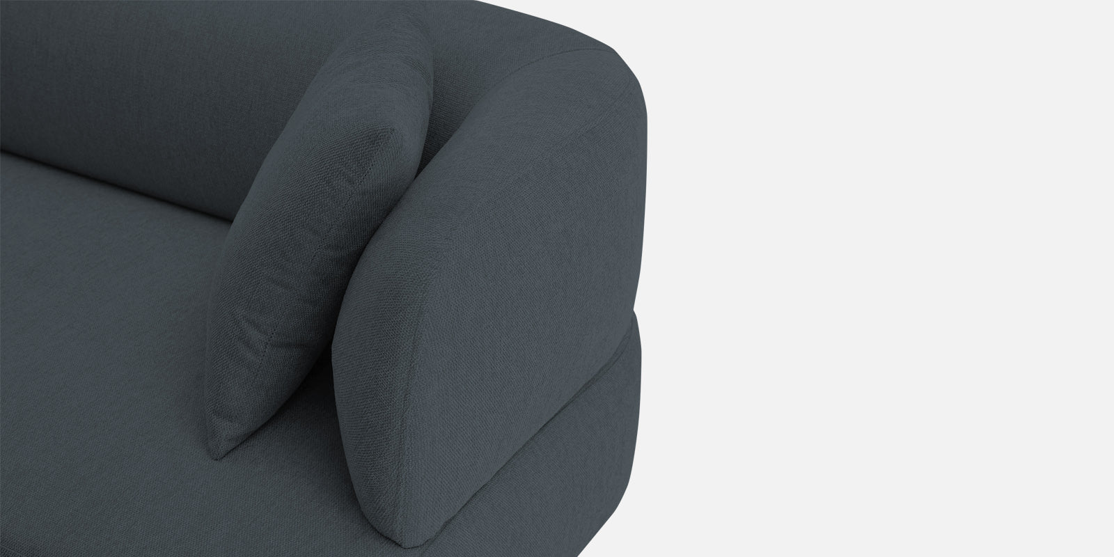 Carson Fabric 3 Seater Sofa In Duby Grey Colour - Febonic Living