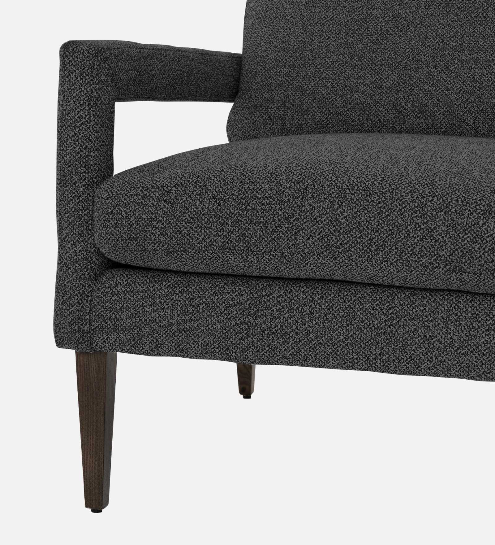 Olsen Fabric Arm Chair In Charcoal Grey Colour - Febonic Living