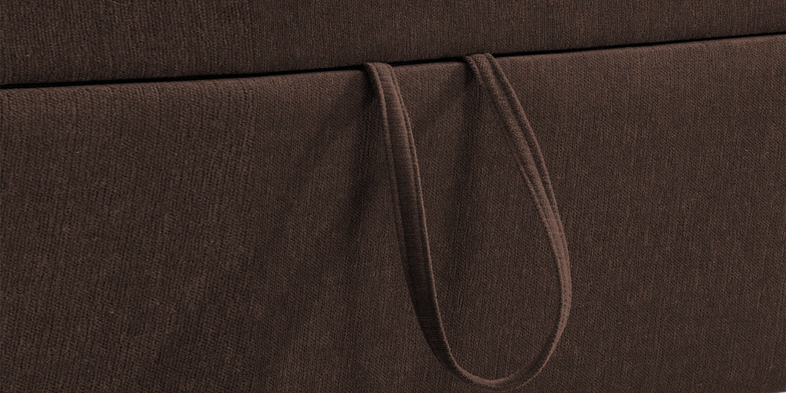 Kara Fabric 3 Seater Pull Out Sofa Cum Bed In Coffee Brown Colour - Febonic Living