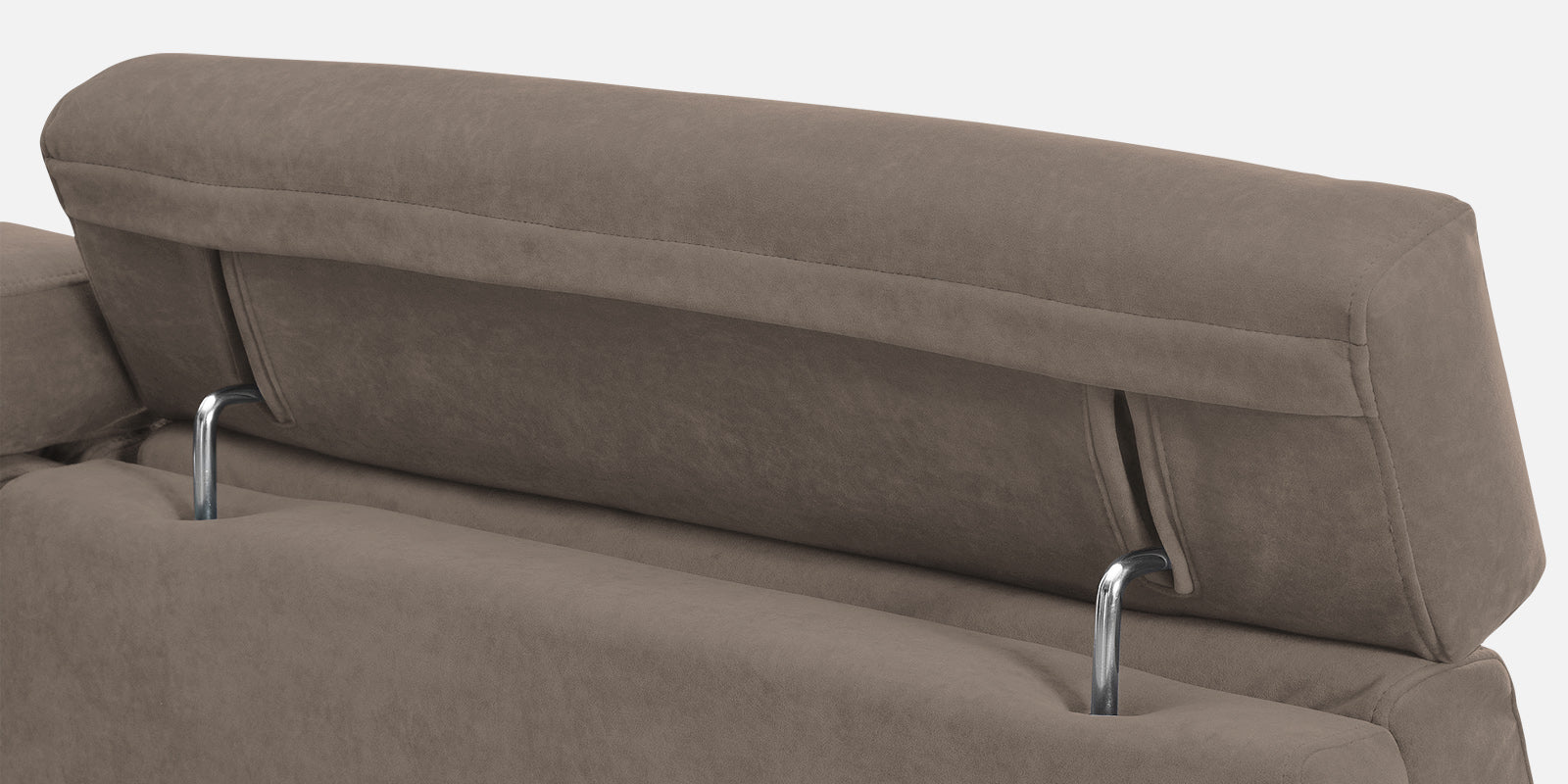 Hiro Fabric 3 Seater Sofa In Rock Beige Colour - Febonic Living