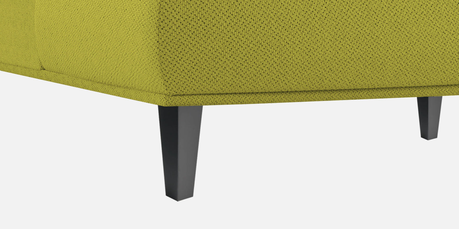 Como Fabric RHS Sectional Sofa (3+Lounger) In Parrot Green Colour - Febonic Living