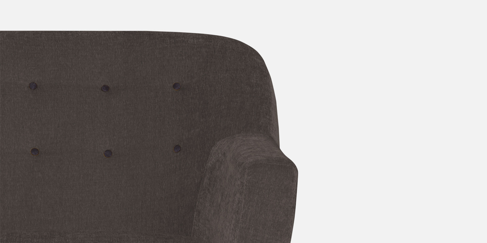 German Fabric 3 Seater Sofa In Caspa Brown Colour - Febonic Living
