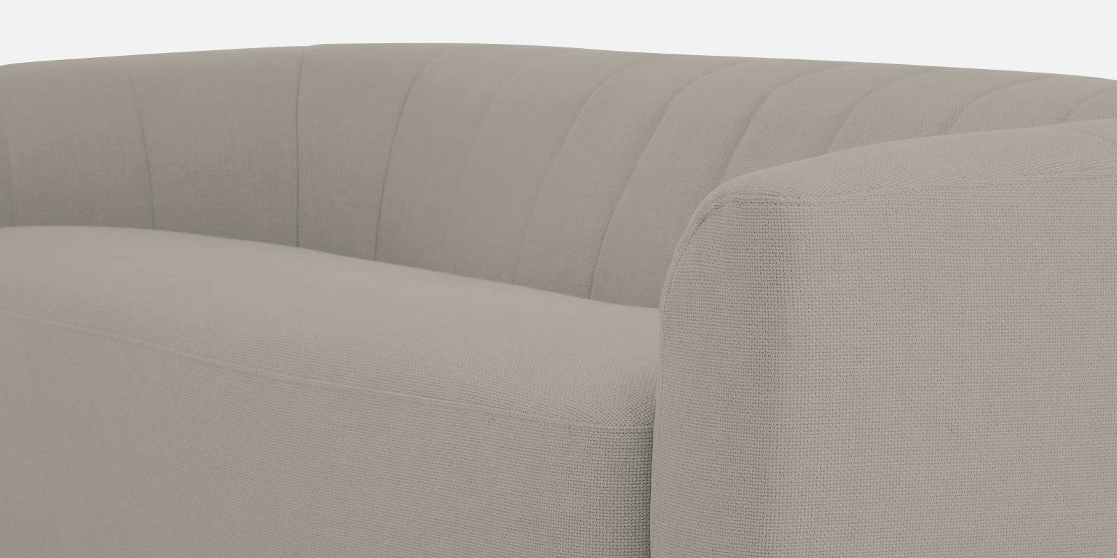 Mara Fabric 3 Seater Sofa In Ash Grey Colour - Febonic Living