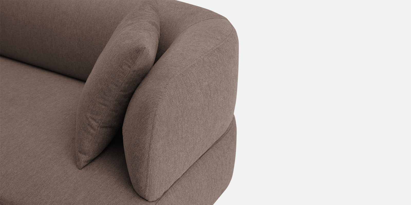 Carson Fabric 3 Seater Sofa In Ginger Brown Colour - Febonic Living