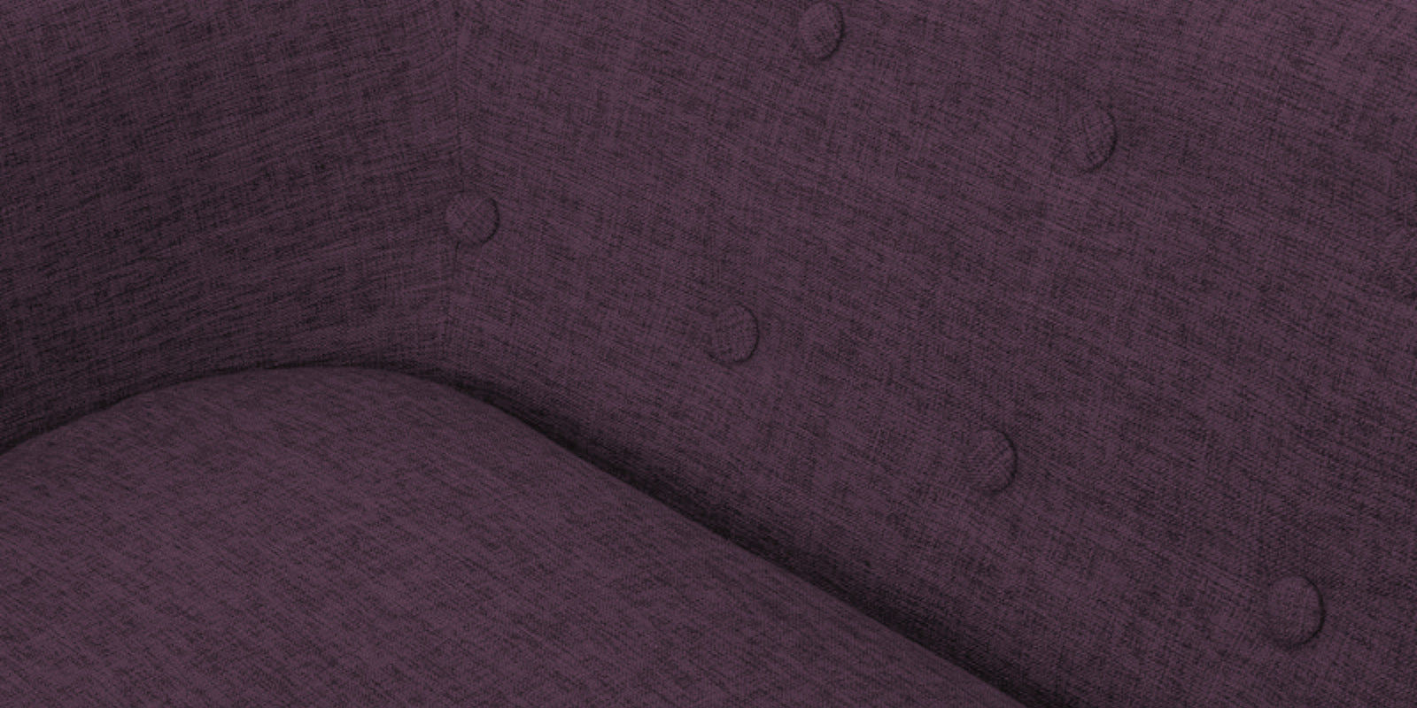 Casper Fabric 3 Seater Sofa in Greek Purple Colour