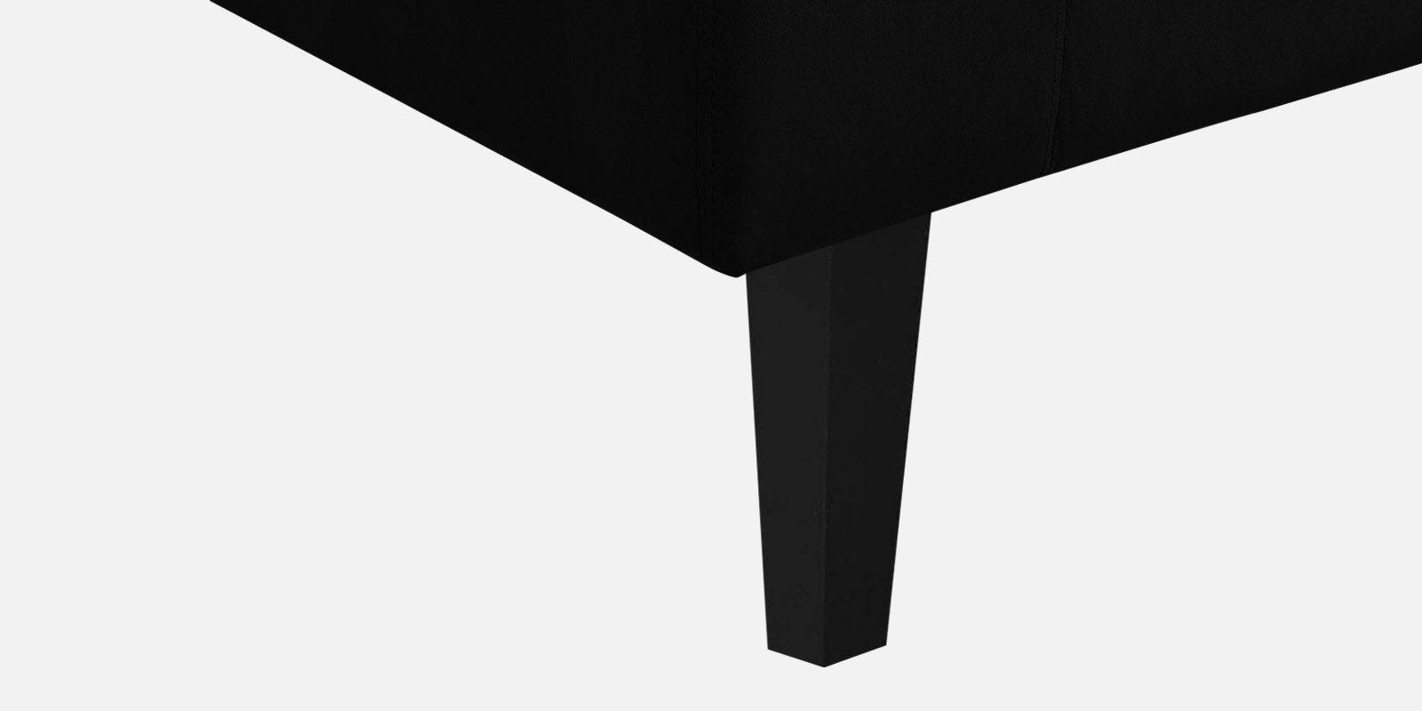 Vegas Velvet RHS Sectional Sofa (3+Lounger) In Adam Black Colour - Febonic Living