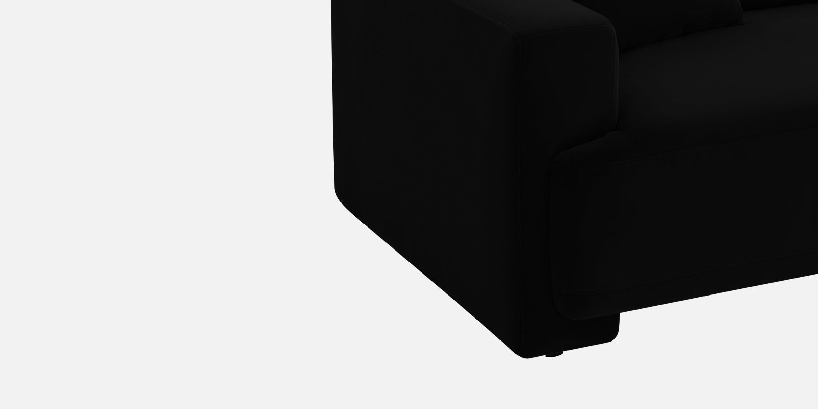 Kosta Velvet 2 Seater Sofa In Adam Black Colour - Febonic Living