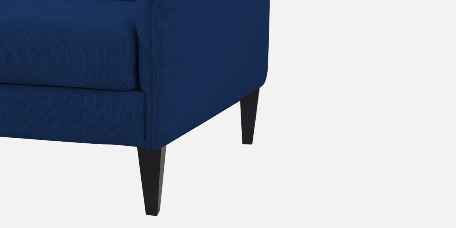 Piku Fabric RHS Sectional Sofa (3+Lounger) In Royal Blue Colour - Febonic Living