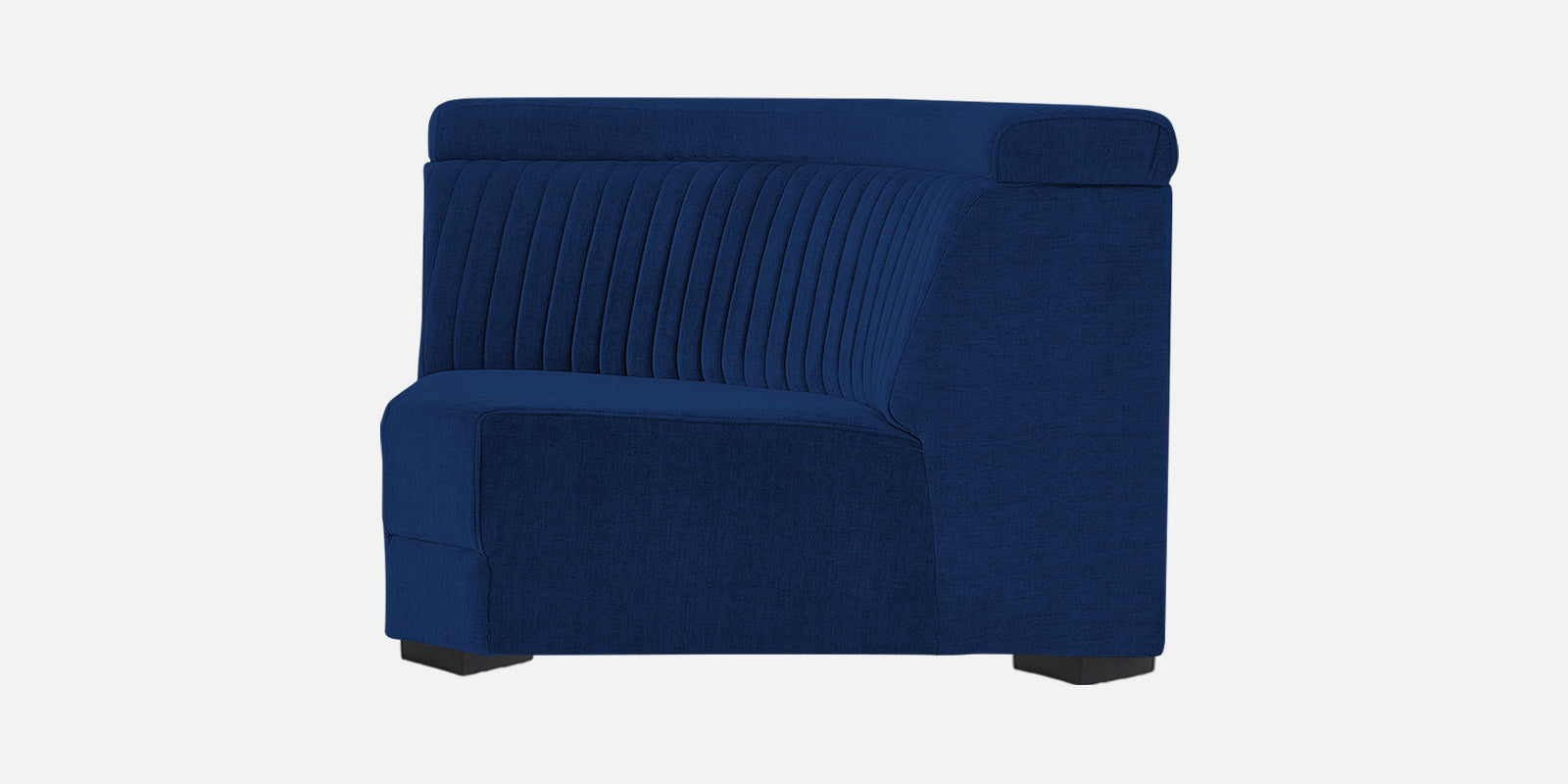 Draco Fabric 6 Seater Corner Sofa In Royal Blue Colour