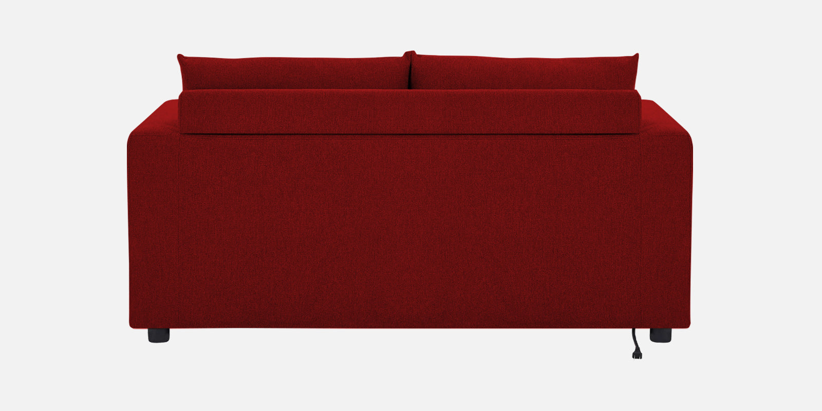 Roman Fabric 3 Seater Foldable Sofa Cum Bed inIn Blood Maroon Colour With USB Portable Type - Febonic Living