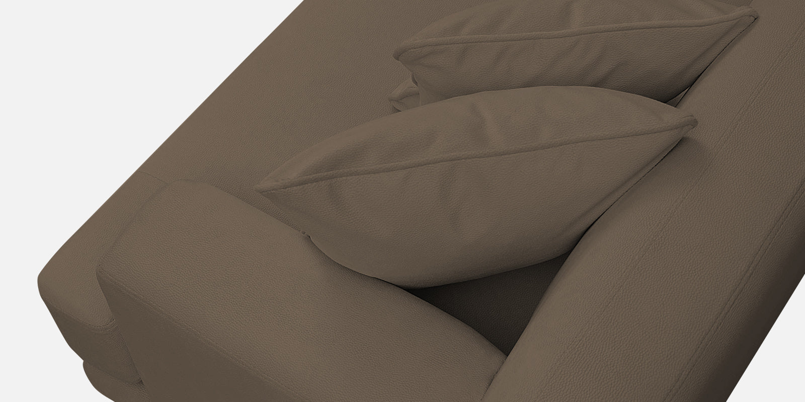 Woody Fabric RHS Sectional Sofa (3+Lounger) In Broco Dust Colour - Febonic Living