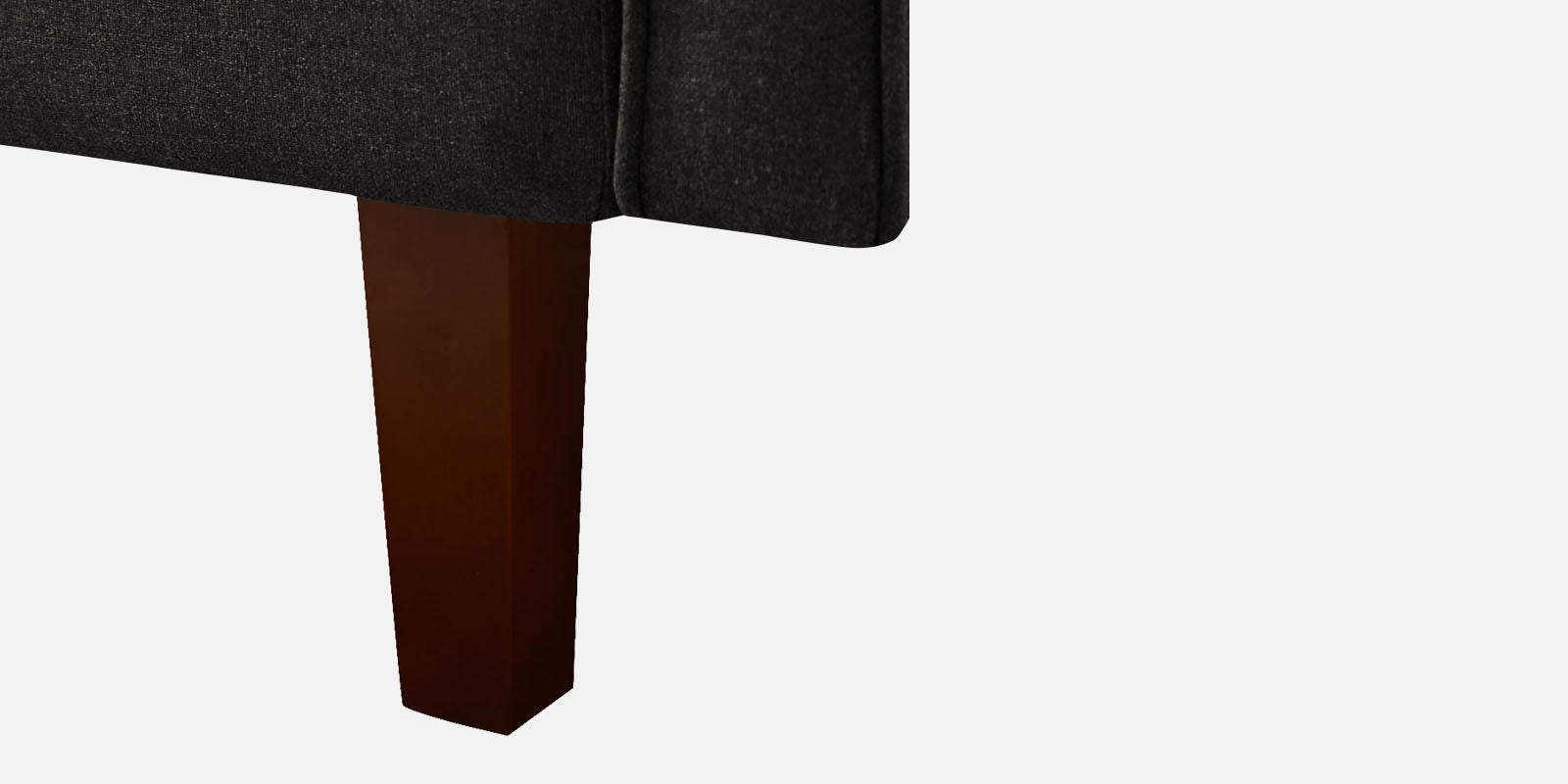 Nebia Fabric 3 Seater Convertible Sofa Cum Bed In Dark Brown Colour - Febonic Living