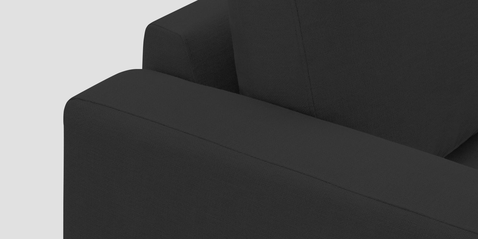 Esha Fabric 2 Seater Sofa In Bitter Black Colour - Febonic Living