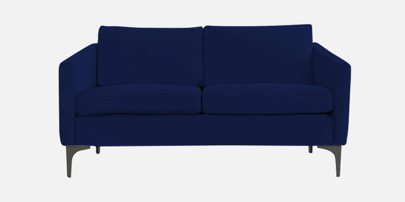 Haru Velvet 2 Seater Sofa In Indigo Blue Colour - Febonic Living