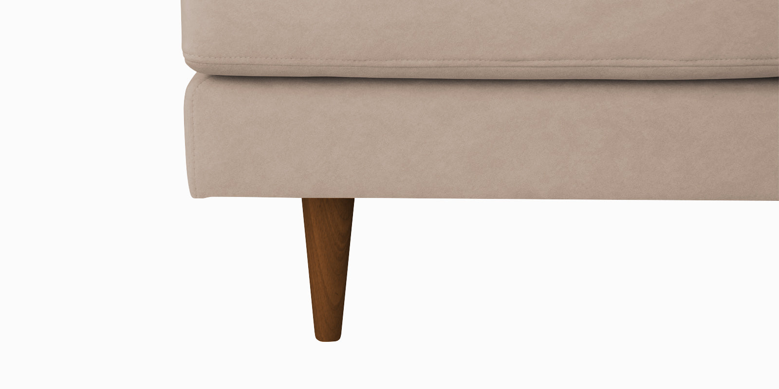 Motra Velvet 2 Seater Sofa In Camel Beige Colour - Febonic Living